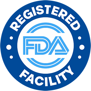 Made in an FDA registered facility